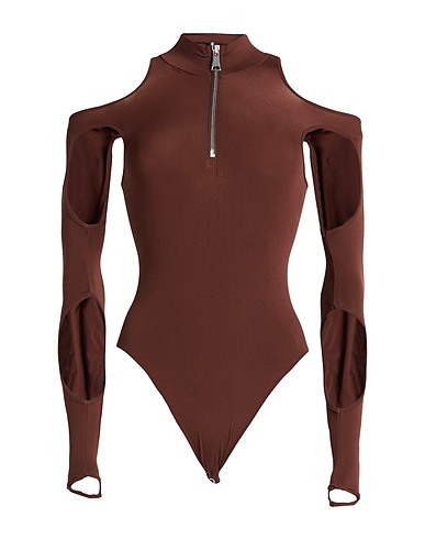 ANDREĀDAMO TOPS & TEES Brown 72% Polyamide, 28% Elastane