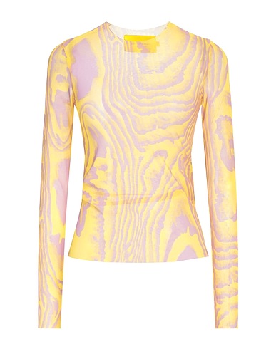 MARQUES' ALMEIDA Top Yellow 95% Recycled polyester, 5% Elastane