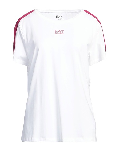 EA7 Ｔシャツ ホワイト コットン 95% / ポリウレタン 5%