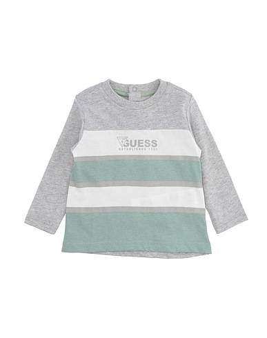 GUESS T-shirt Light grey 100% Organic cotton