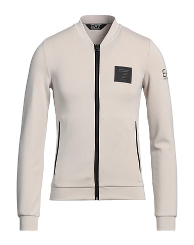 EA7 Sweatshirt Beige 48% Polyester, 44% Modal, 8% Elastane
