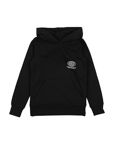 JACK & JONES Hooded track jacket  Black 65% Polyester, 35% Cotton