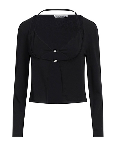 ALEXANDERWANG.T Top Black 53% Viscose, 43% Polyamide, 4% Elastane