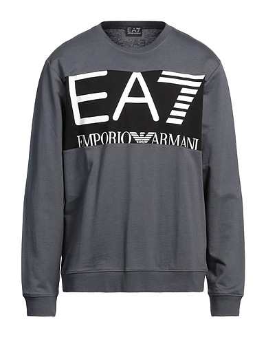 EA7 Sweatshirt Grau 100% Baumwolle, Elastan
