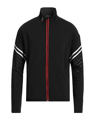 EA7 Sweatshirt Black 92% Polyester, 8% Elastane