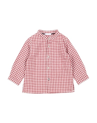 LARANJINHA Patterned shirt Burgundy 100% Cotton