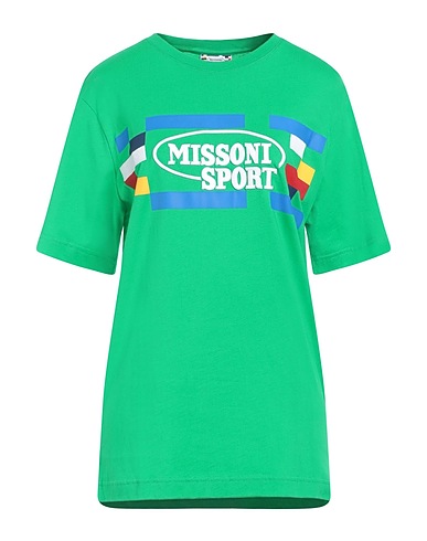MISSONI T-shirt Green 100% Cotton