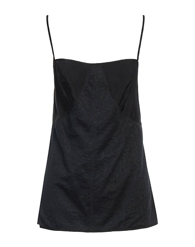 JIL SANDER Top Black 43% Cotton, 43% Viscose, 14% Polyamide