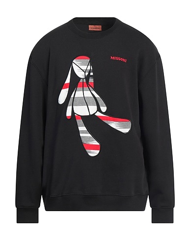MISSONI Sweatshirt Black 100% Cotton