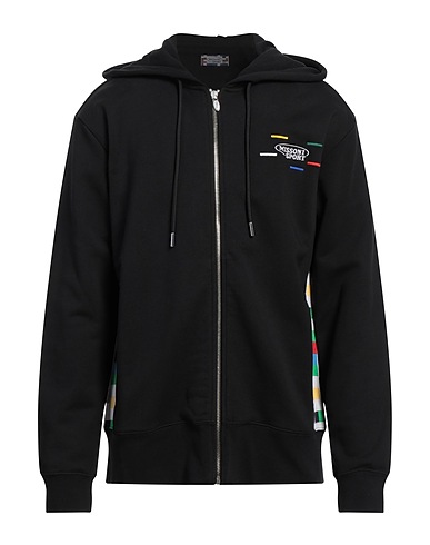 MISSONI Hooded track jacket 100% Cotton