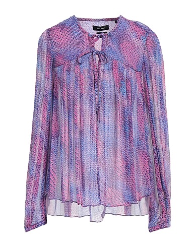 ISABEL MARANT Silk top Purple 100% Silk