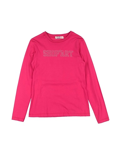 SHOPART T-shirt Fuchsia 100% Cotton