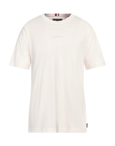 TOMMY HILFIGER Basic T-Shirt Light pink 100% Cotton