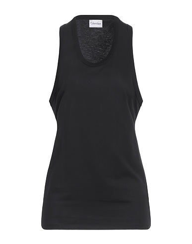 CALVIN KLEIN Vest Black 100% Cotton