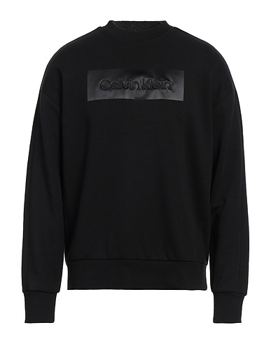 CALVIN KLEIN Sweatshirt Black 70% Cotton, 20% Modal, 10% Polyester