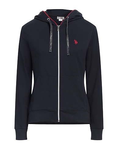 U.S.POLO ASSN. Hooded track jacket  Midnight blue 95% Cotton, 5% Elastane