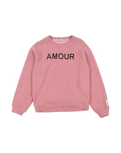 SHOPART Pullover Rosa antico 100% Poliestere