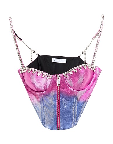 AREA Bustier Pink 45% Cotton, 31% Polyamide, 20% Polyester, 4% Elastane