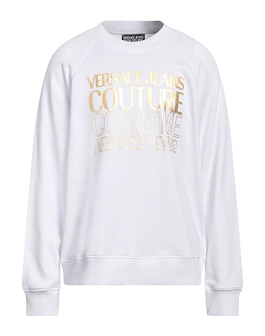 VERSACE JEANS COUTURE Sweatshirt White 100% Cotton