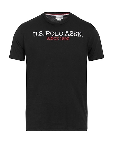 U.S.POLO ASSN. T-shirt Black 100% Cotton