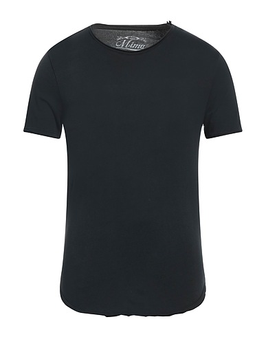 MIMA Basic T-shirt Black 100% Cotton