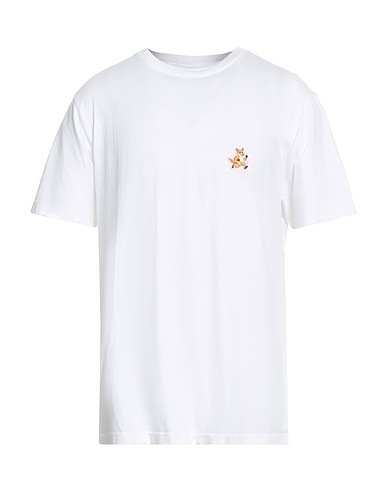 MAISON KITSUNÉ T-shirt Bianco 100% Cotone