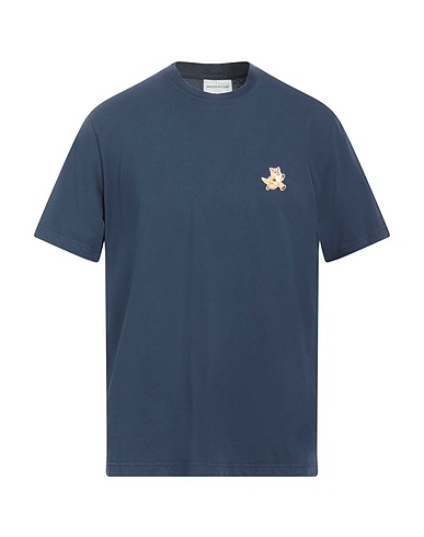 MAISON KITSUNÉ T-shirt Blu navy 100% Cotone