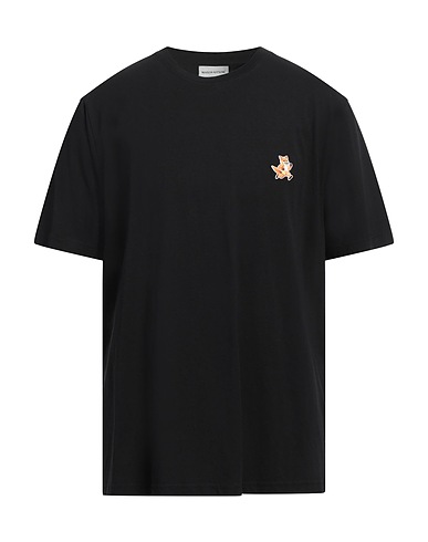 MAISON KITSUNÉ Basic T-Shirt Black 100% Cotton