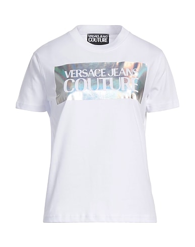 VERSACE JEANS COUTURE T-shirt BIANCO 100% Cotton