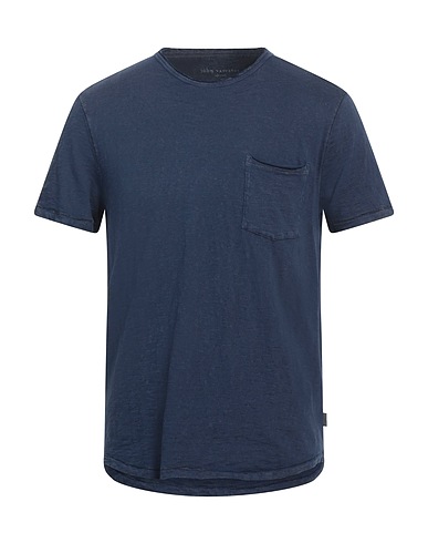 JOHN VARVATOS Basic T-shirt Navy 100% Cotton
