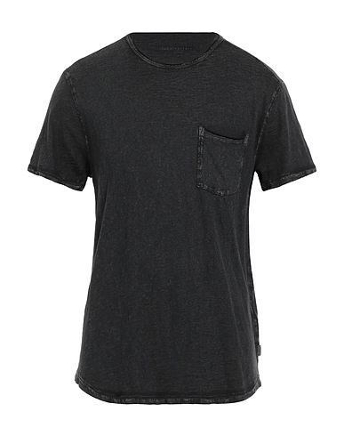 JOHN VARVATOS Basic T-Shirt Black 100% Cotton