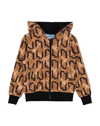 LIU •JO Sweatshirt Camel 95% Cotton, 5% EcoCoolmax®
