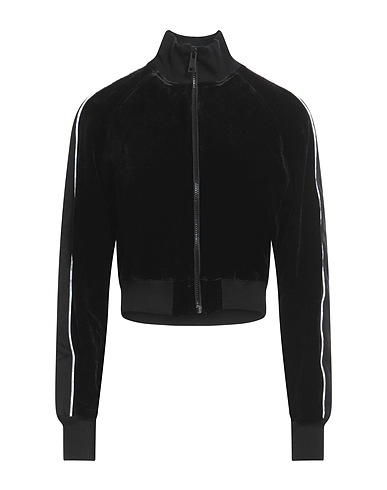 VERSACE JEANS COUTURE Sweatshirt Black 82% Viscose, 16% Polyamide, 2% Elastane, Cotton