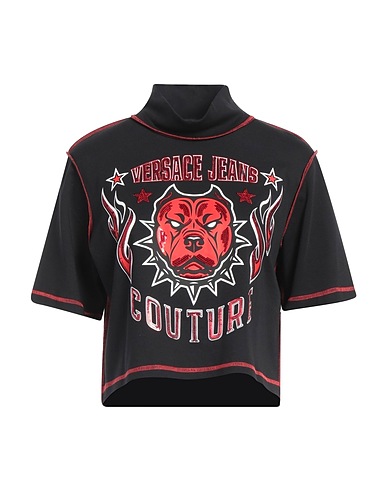 VERSACE JEANS COUTURE T-shirt Black 100% Cotton