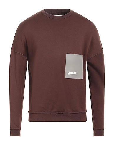 DRÔLE DE MONSIEUR Sweatshirt Chocolate brown 100% Cotton