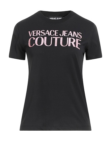 VERSACE JEANS COUTURE T-shirt Black 100% Cotton