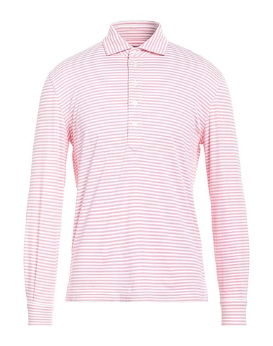 FEDELI Poloshirt Magenta 60% Baumwolle, 28% Polyamid, 12% Elastan