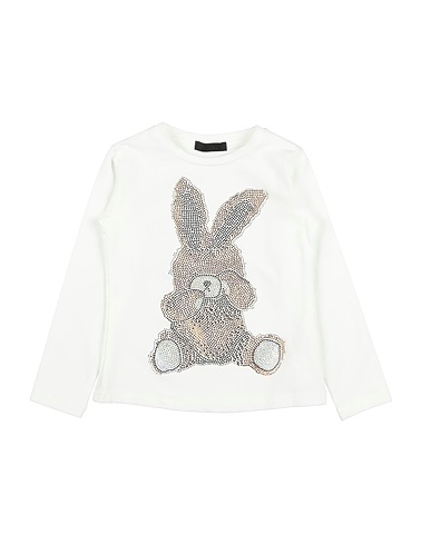 FUN & FUN T-shirt White 95% Cotton, 5% Elastane