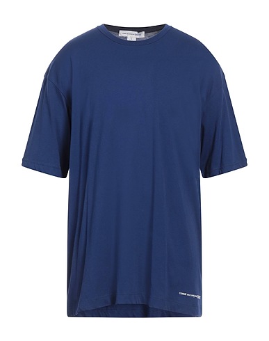 COMME des GARÇONS SHIRT T-shirt BLU 100% Cotone