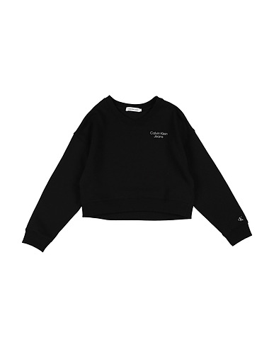 CALVIN KLEIN JEANS Felpa Nero 50% Cotone, 50% Poliestere