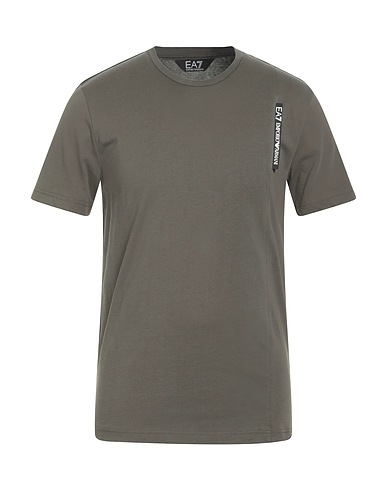 EA7 T-shirt Military green 100% Cotton