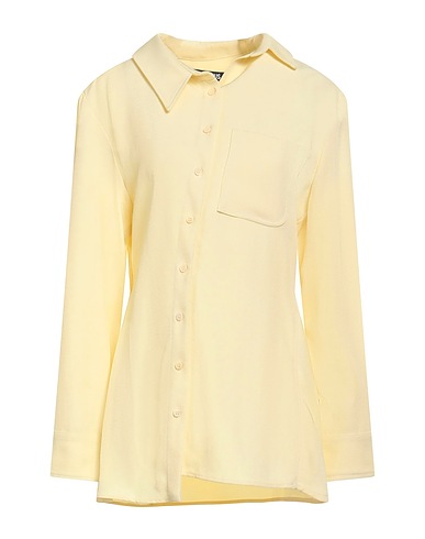 JACQUEMUS Chemises et chemisiers de couleur unie 88% Viscose, 12% Polyamide