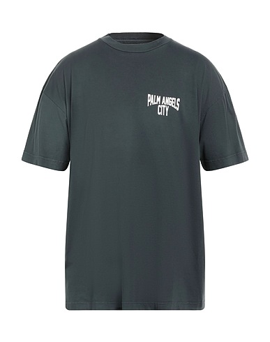 PALM ANGELS Ｔシャツ 鉛色 コットン 100%
