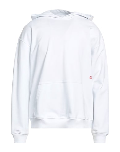 DIESEL Hoodie Weiß 100% Baumwolle, Elastan