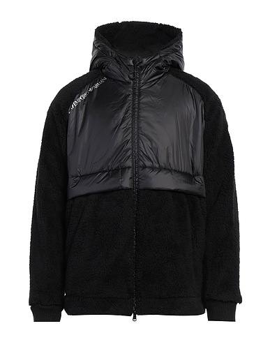 EA7 Jacket Black 100% Polyester, Polyamide