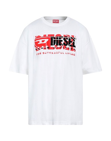 DIESEL T-shirt White 100% Cotton