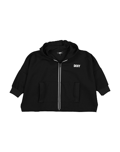 DKNY Sweatshirt Black 68% Viscose, 27% Polyamide, 5% Elastane