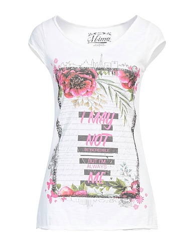 MIMA T-shirt Blanc 100% Coton