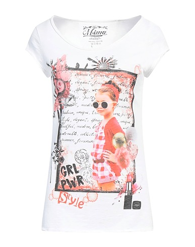 MIMA T-shirt White 100% Cotton