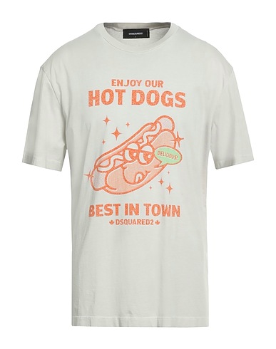 DSQUARED2 T-shirt Light grey 100% Cotton